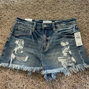 KanCan High Rise Jean Shorts